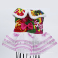 Wholesale fiower Design Festival Pet Dog Puppy Wedding Dress Clothes